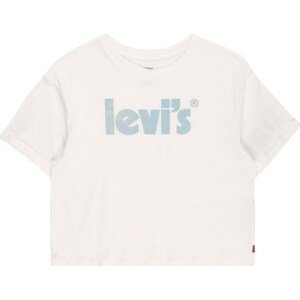 LEVI'S Tričko 'MEET & GREET' kouřově modrá / kouřově šedá / bílá