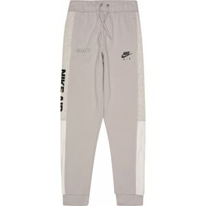 Nike Sportswear Kalhoty světle šedá / šedý melír / černá / bílá