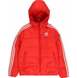 ADIDAS ORIGINALS Přechodná bunda červená / bílá