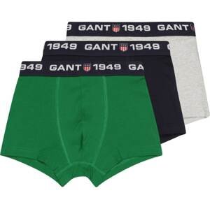 GANT Spodní prádlo námořnická modř / šedý melír / trávově zelená / ohnivá červená
