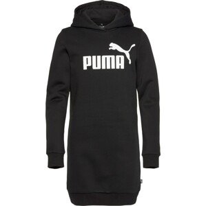 PUMA Šaty černá / bílá