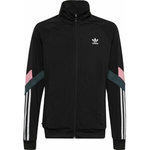 ADIDAS ORIGINALS Přechodná bunda růžová / černá / bílá