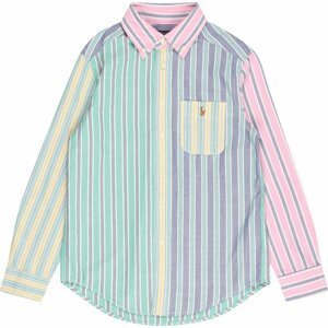 Polo Ralph Lauren Košile tmavě modrá / žlutá / mátová / pink
