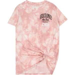Abercrombie & Fitch Tričko růžová / starorůžová / černá