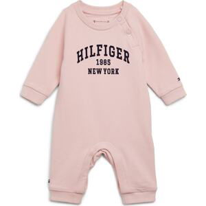 TOMMY HILFIGER Overal růžová / jasně červená / černá / bílá