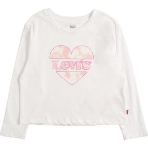 LEVI'S Tričko pink / růžová / bílá