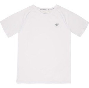 4F Funkční tričko šedá / bílá