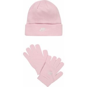 Nike Sportswear Čepice světle růžová / bílá