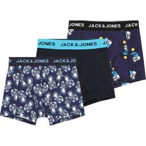 Jack & Jones Junior Spodní prádlo 'Hanni' námořnická modř / světlemodrá / žlutá / bílá
