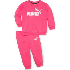 PUMA Joggingová souprava magenta / bílá