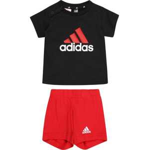 ADIDAS SPORTSWEAR Tepláková souprava červená / černá / bílá