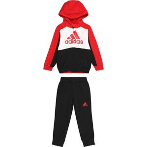 ADIDAS SPORTSWEAR Tepláková souprava červená / černá / bílá