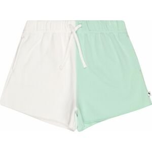 Abercrombie & Fitch Kalhoty pastelově zelená / barva bílé vlny