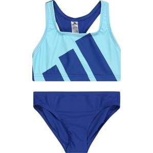 ADIDAS PERFORMANCE Sportovní plavky královská modrá / světlemodrá