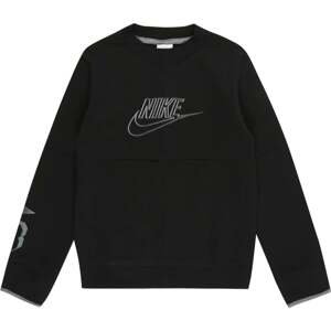 Nike Sportswear Mikina kámen / černá
