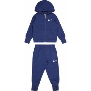 Nike Sportswear Joggingová souprava tmavě modrá / bílá