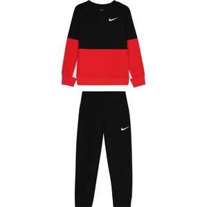 Nike Sportswear Joggingová souprava 'ROOKIE' červená / černá / bílá