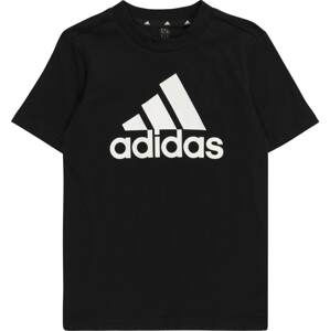 ADIDAS SPORTSWEAR Funkční tričko černá / bílá