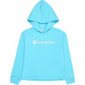 Champion Authentic Athletic Apparel Mikina tyrkysová / ohnivá červená / bílá