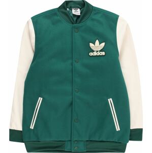 ADIDAS ORIGINALS Přechodná bunda béžová / zelená