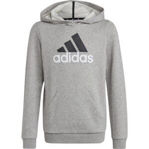 ADIDAS PERFORMANCE Sportovní mikina světle šedá / černá / bílá