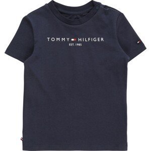 TOMMY HILFIGER Tričko noční modrá / červená / bílá
