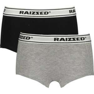 Raizzed Spodní prádlo 'NORA' šedý melír / černá