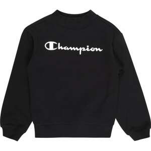 Champion Authentic Athletic Apparel Mikina černá / bílá