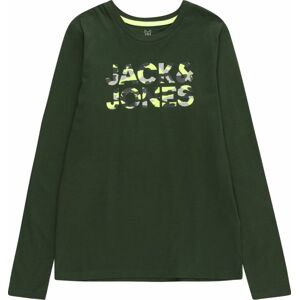 Jack & Jones Junior Mikina 'MILES' tmavě zelená