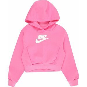 Nike Sportswear Mikina pink / bílá