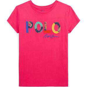 Polo Ralph Lauren Tričko modrá / žlutá / nefritová / pink