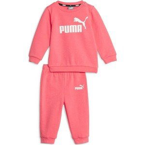 PUMA Joggingová souprava světle růžová / bílá