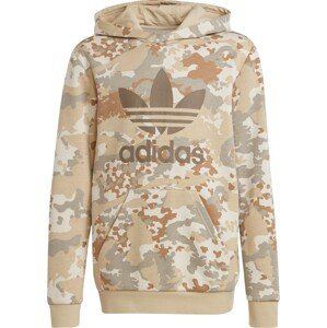 ADIDAS ORIGINALS Mikina písková / světle béžová / hnědá / šedá