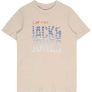 Jack & Jones Junior Tričko 'ARTHURS' tělová / modrá / žlutá / červená / bílá