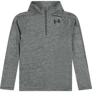 UNDER ARMOUR Funkční tričko šedý melír / černá