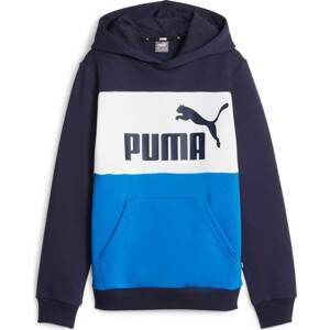 PUMA Mikina modrá / námořnická modř / bílá