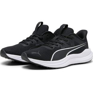 PUMA Sportovní boty černá / bílá