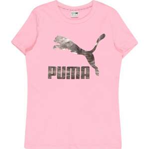 PUMA Tričko růžová / stříbrná