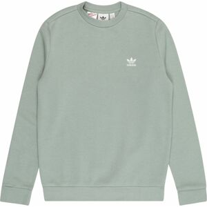 ADIDAS ORIGINALS Mikina světle zelená / bílá