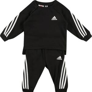 ADIDAS SPORTSWEAR Tepláková souprava černá / bílá