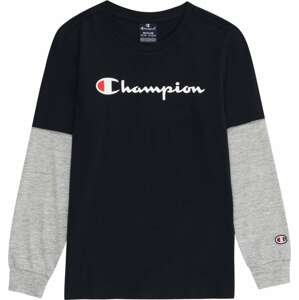 Champion Authentic Athletic Apparel Tričko šedý melír / červená / černá / bílá