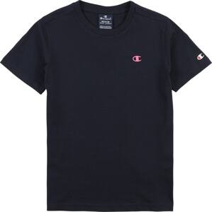 Champion Authentic Athletic Apparel Tričko námořnická modř / světle růžová / červená / bílá