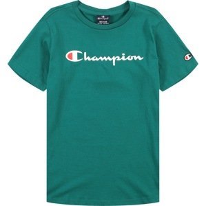 Champion Authentic Athletic Apparel T-Shirt smaragdová / červená / bílá