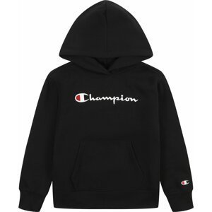 Champion Authentic Athletic Apparel Sweatshirt černá / bílá