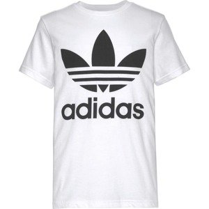 Tričko 'Trefoil' adidas Originals černá / bílá