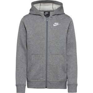 Mikina Nike Sportswear šedý melír / bílá