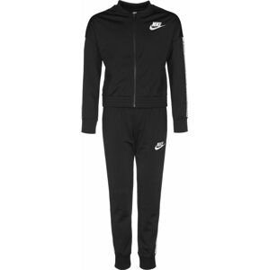 Joggingová souprava Nike Sportswear černá / bílá