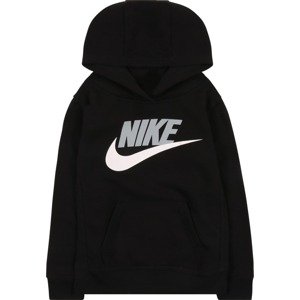 Mikina Nike Sportswear šedá / černá / bílá