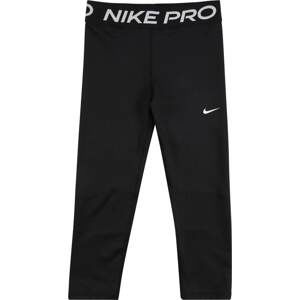 Sportovní kalhoty Nike černá / bílá