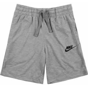 Kalhoty Nike Sportswear šedá / černá